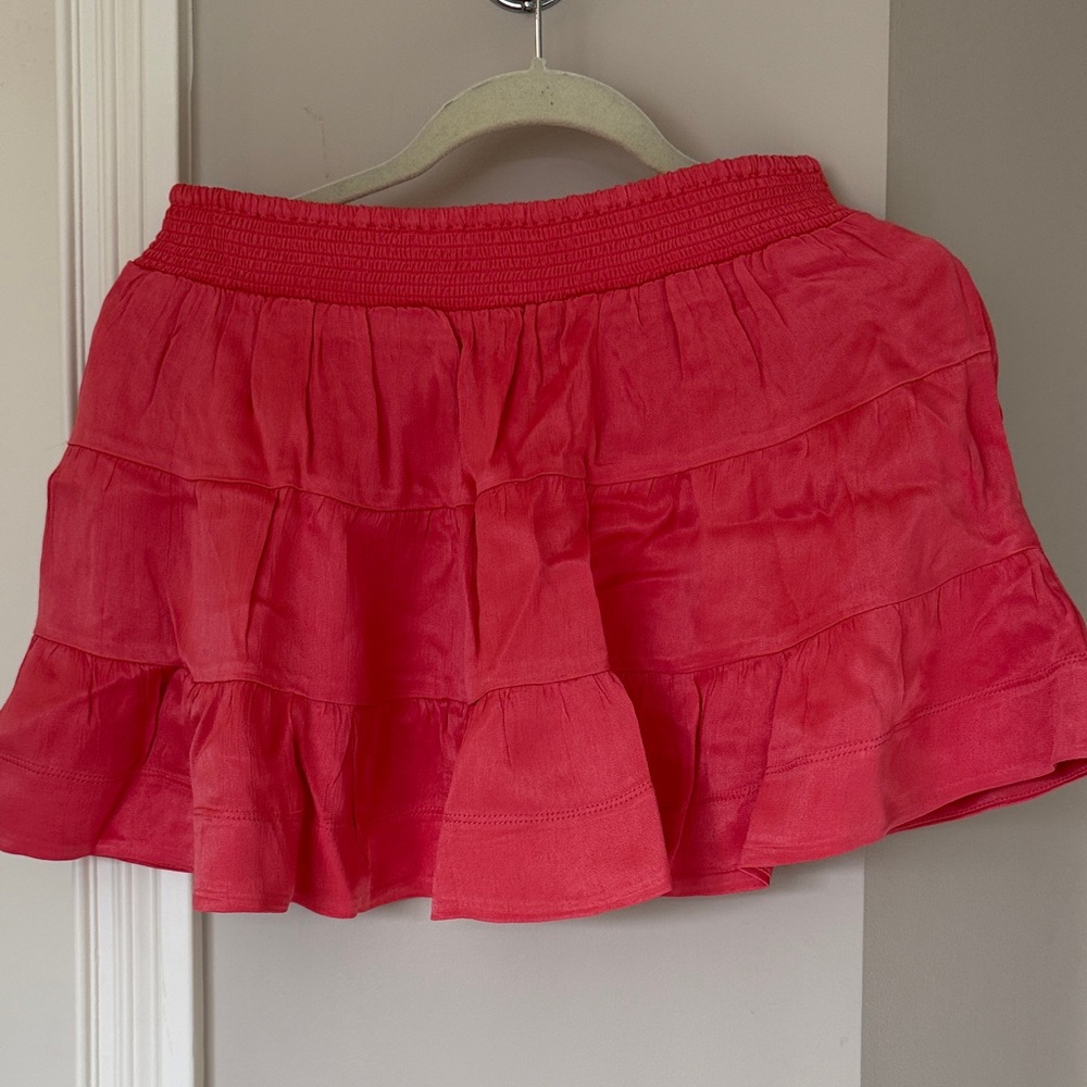 Free People Women's Coral Tiered Skirt